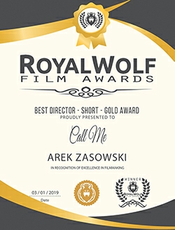 Best Director (Gold Award) - Royal Wolf Film Awards - February 2019