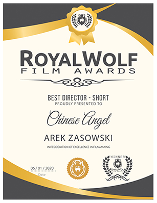 CHINESE ANGEL – Best Director Short – Royal Wolf Film Awards