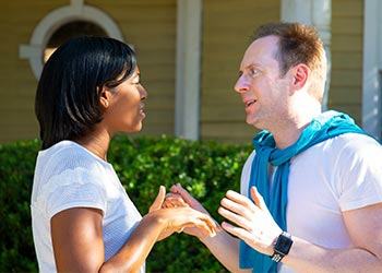 Production Still – Arek Zasowski in Life is Beautiful, dir. Gopindah Yarramsetty, filmed at the Universal Studios Hollywood Backlot