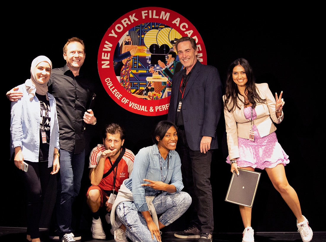 Arek Zasowski at the Acting For Film workshop.NYFA Los Angeles. October 2018.