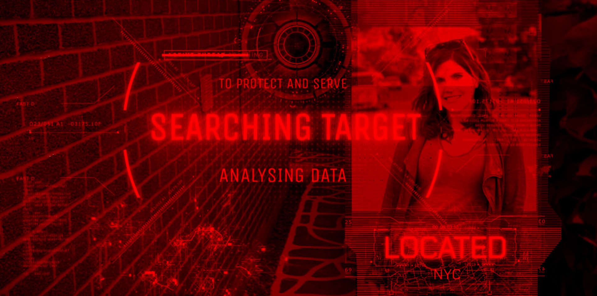 HUD overlay on Lizet Benrey and Arek Zasowski in New York sequence