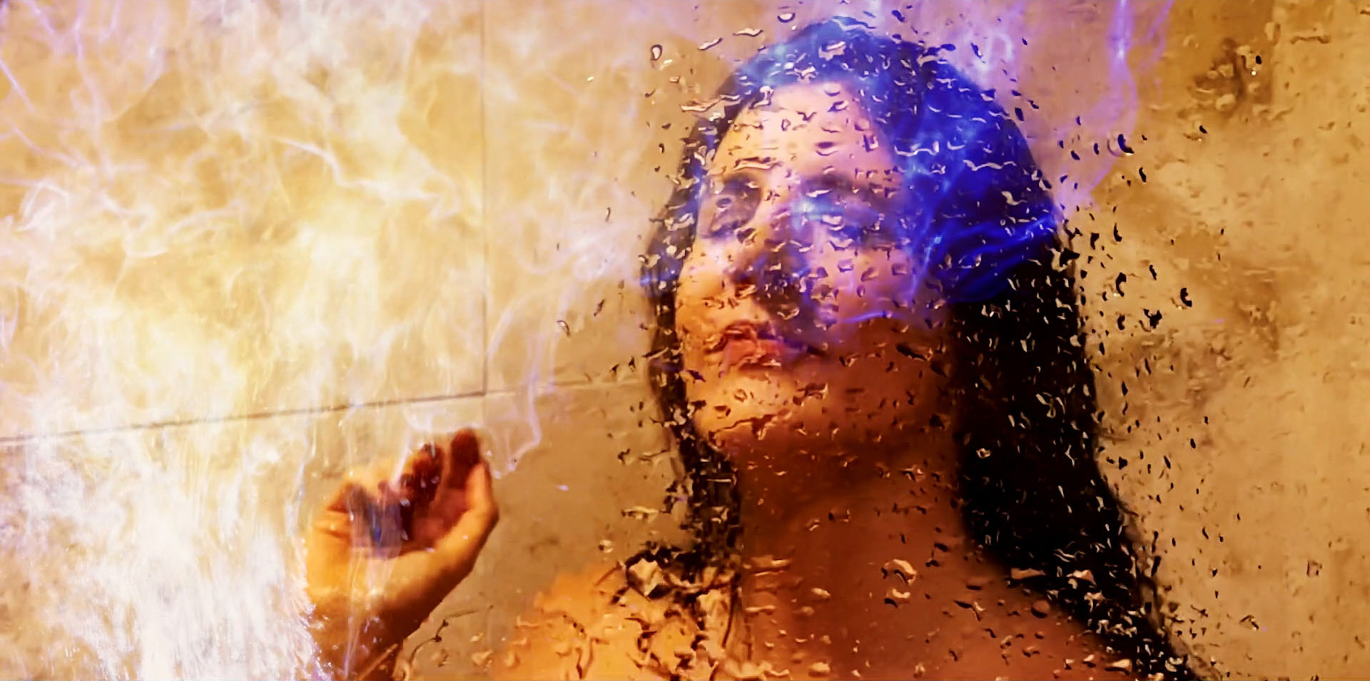 Intimate cinematic shower scene with Lizet Benrey from Detective Jack Berdett