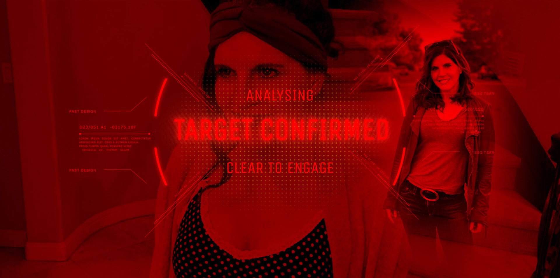 Target confirmed visual lock sequence, Arek Zasowski and Lizet Benrey in Detective Jack Berdett