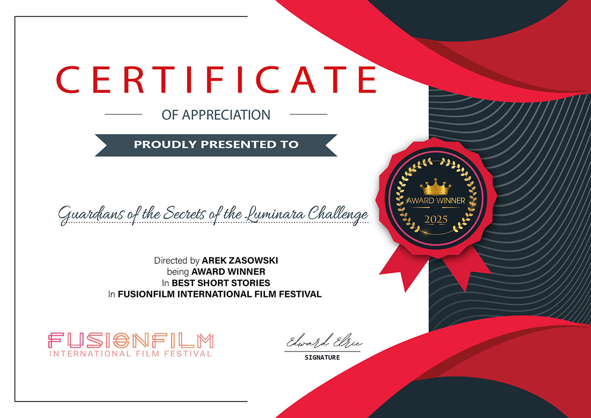Guardians of the Secrets of the Luminara Challenge Winner Best Short Stories Fusionfilm International Film Festival 2025