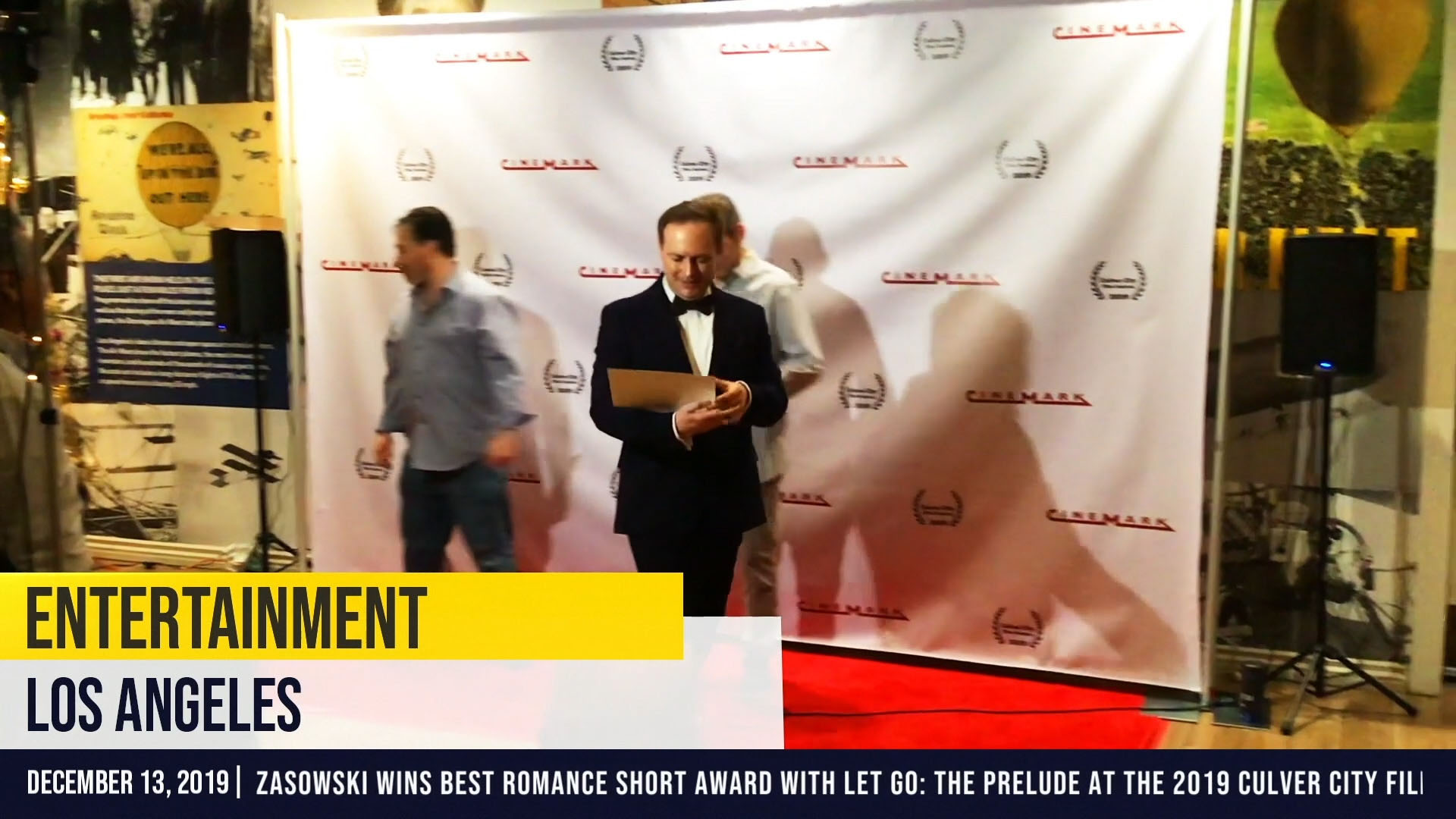 Arek Zasowski Wins best Romance Short Award at Culver City Film Festival 2019 Thumbnail