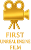 Gold milestone badge of Arek Zasowski’s first Unreal Engine film production